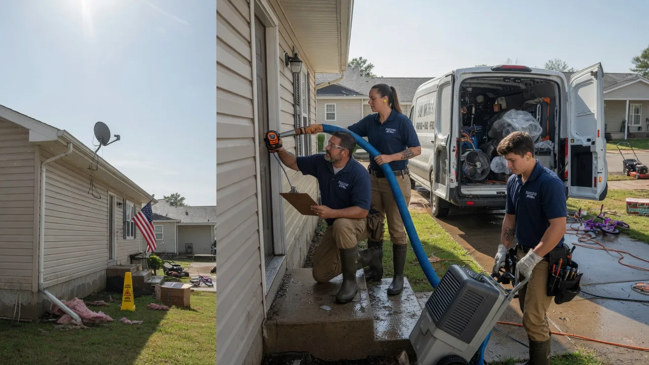 Ceiling Water Damage Restoration in Leeds, ND near me